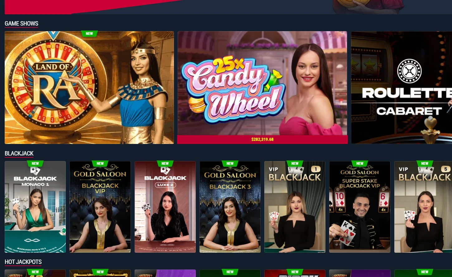 rabona casino Casino Bonus Werbebanner
